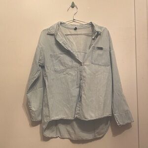 Scotch&Soda Women’s Blue Button Down